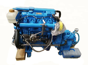 HF4105 4 cylinder 80hp inboard marine diesel engine with gearbox