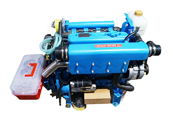 HF480 4 cylinder 37hp inboard marine diesel engine with gearbox
