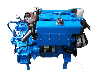 HF485 4 cylinder 46hp inboard marine diesel engine with gearbox